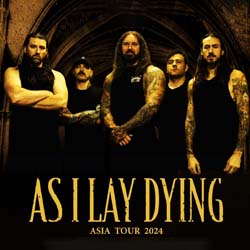 2024 As I Lay Dying Asia Tour Bangkok - As I Lay Dying Bangkok Concert 2024